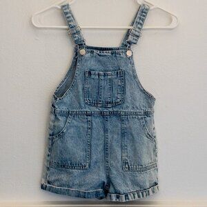 SHEIN Kids Light Wash Denim Overalls – Size 5Y Girls